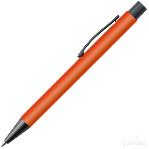 Balpen van kunststof oranje