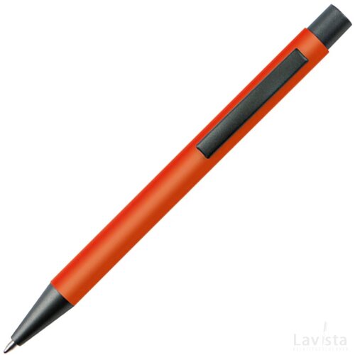 Balpen van kunststof oranje