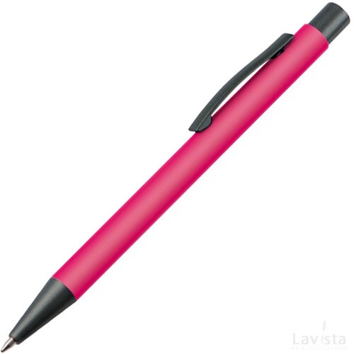 Balpen van kunststof roze paars