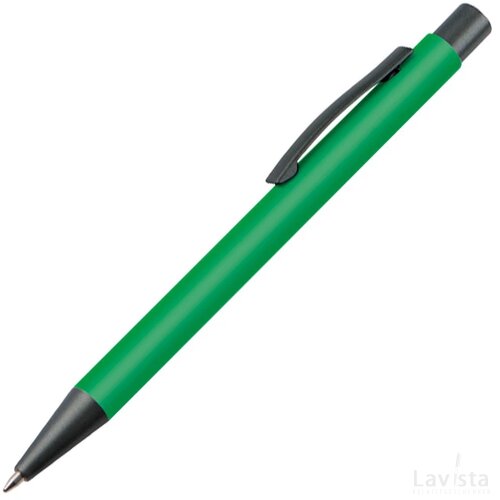 Balpen van kunststof groen