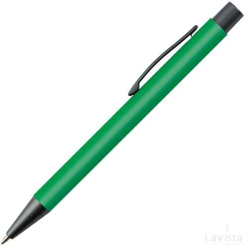 Balpen van kunststof groen