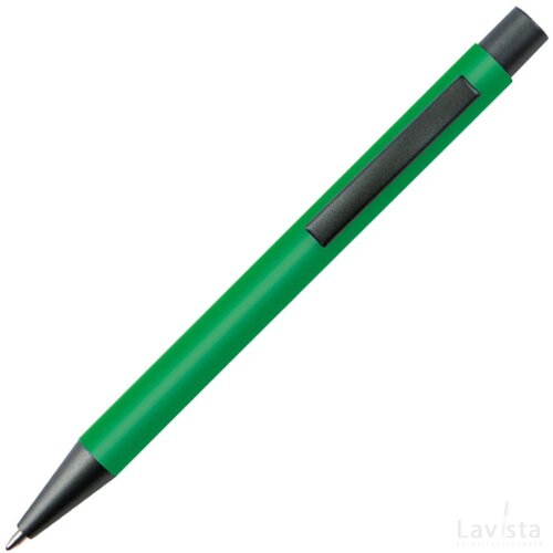 Balpen van kunststof groen