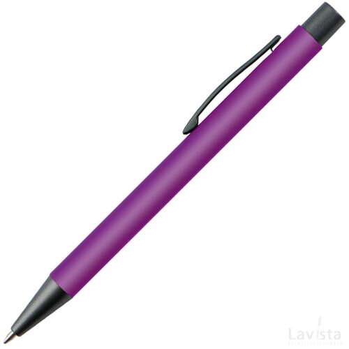Balpen van kunststof paars purple roze