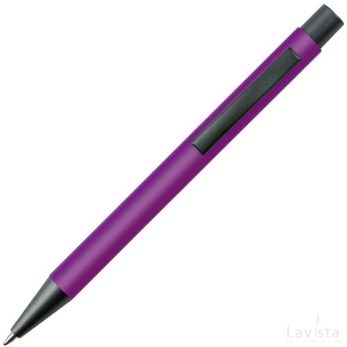 Balpen van kunststof paars purple roze