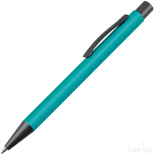 Balpen van kunststof turquoise