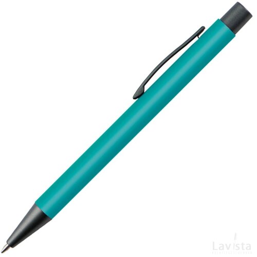 Balpen van kunststof turquoise