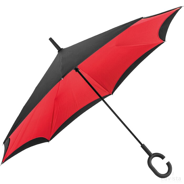 Omklapbare paraplu rood