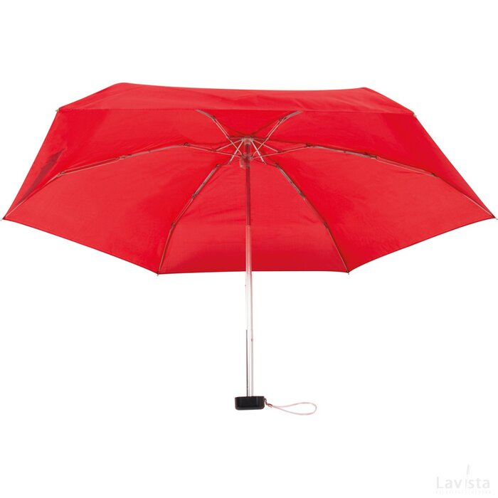 Opvouwbare paraplu in EVA etui rood