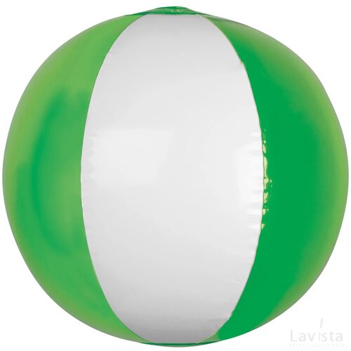 Strandbal bicolor groen