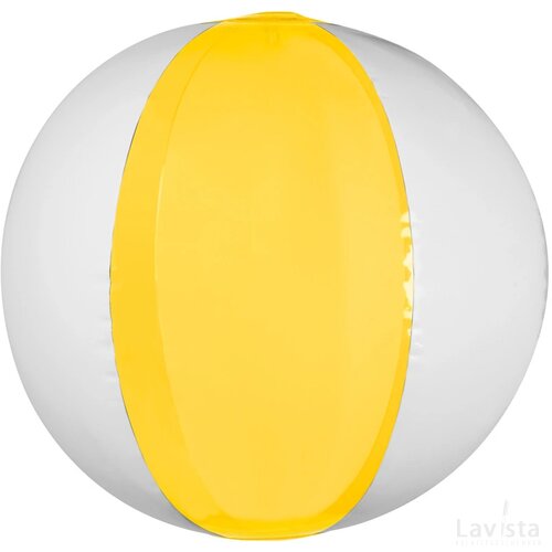 Strandbal bicolor geel