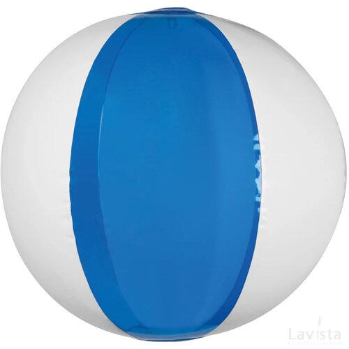 Strandbal bicolor blauw