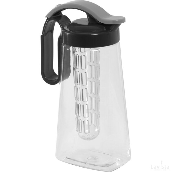 Karaf met infuser antraciet