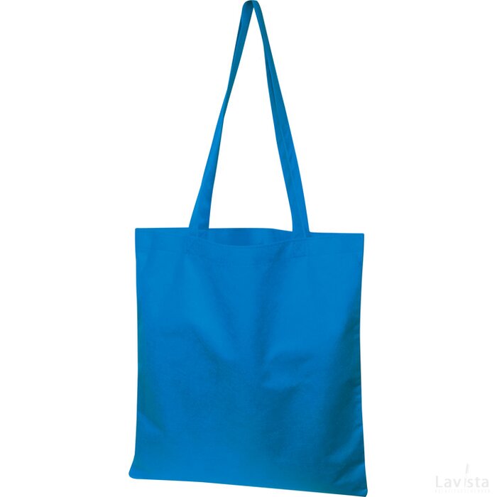 Non-woven shopping bag lichtblauw