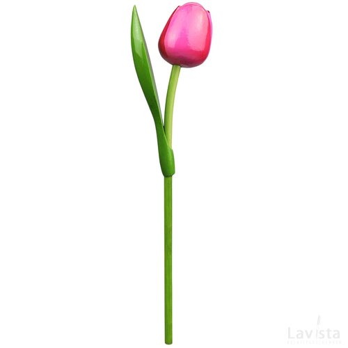 Tulip on a stem 34 cm ( big ), pink red