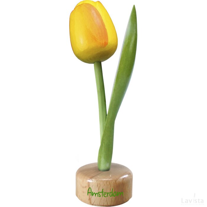 Tulip pedestal 20 cm ( big ), yellow orange Amsterdam