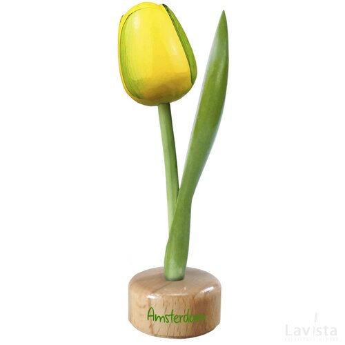 Tulip pedestal 20 cm ( big ), yellow green Amsterdam
