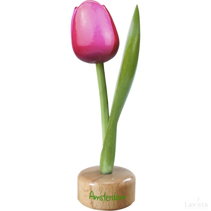 Tulip pedestal 20 cm ( big ), pink red Amsterdam