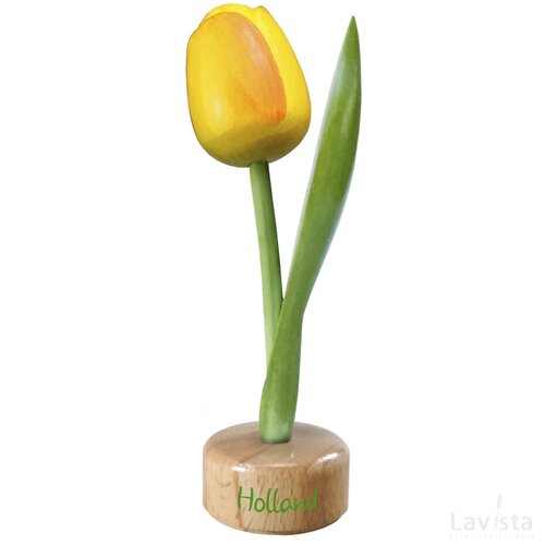 Tulip pedestal 20 cm ( big ), yellow orange Holland