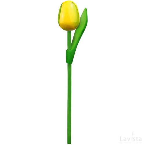 Tulip on a stem 20 cm ( small ), yellow green
