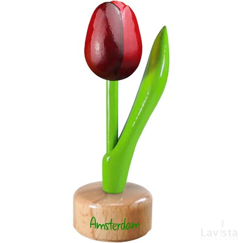 Tulip pedestal 8,5 cm ( small ), red aubergine Amsterdam