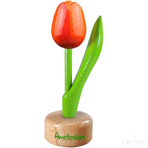 Tulip pedestal 8,5 cm ( small ), orange red Amsterdam