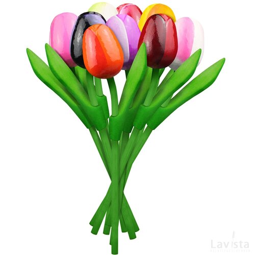 Tulip bouquette 20 cm ( small ), multi colour