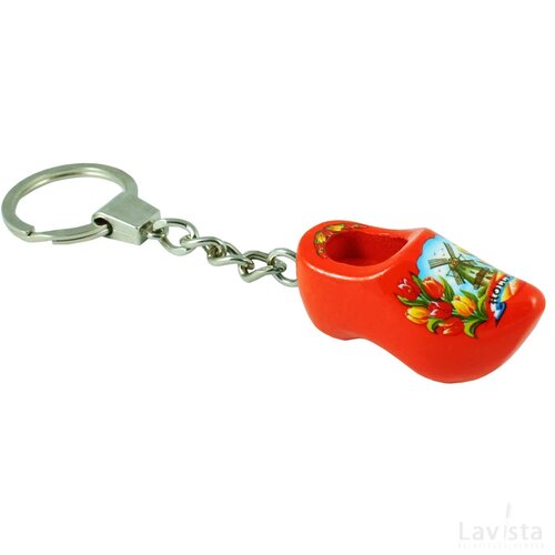 Keychain 1 shoe 4 cm, orange tulip