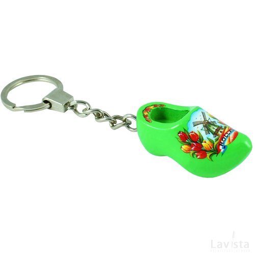 Keychain 1 shoe 4 cm, lime tulip