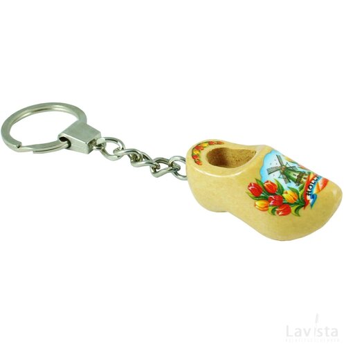 Keychain 1 shoe 4 cm, varnished tulip