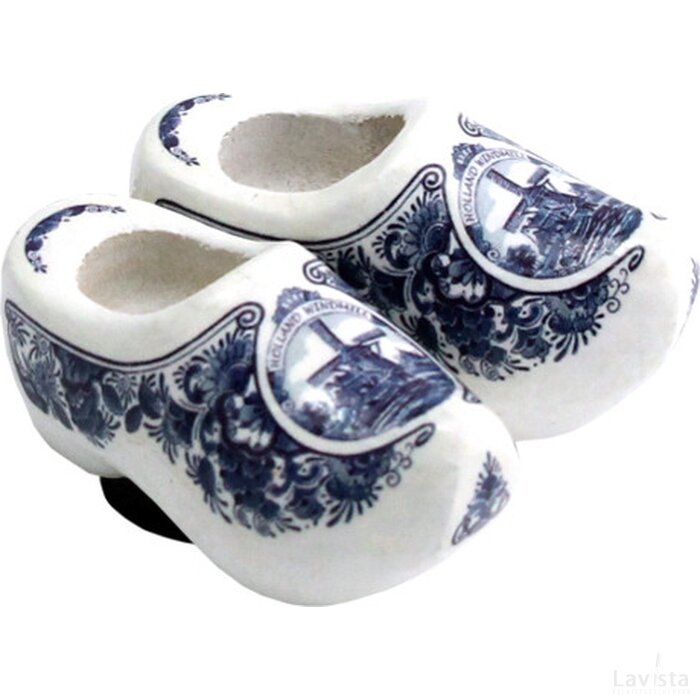 Magnet 2 shoes 4 cm, delft blue mill 4