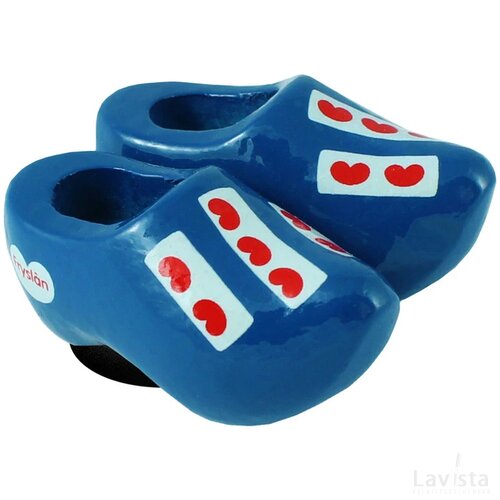 Magnet 2 shoes 4 cm, blue Frisian flag