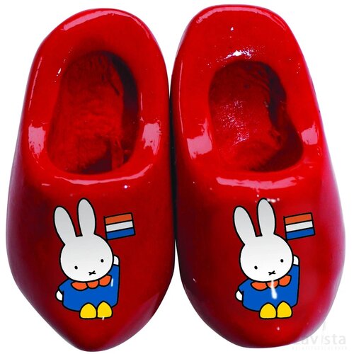 Magnet 2 shoes 4 cm, red Nijntje Miffy