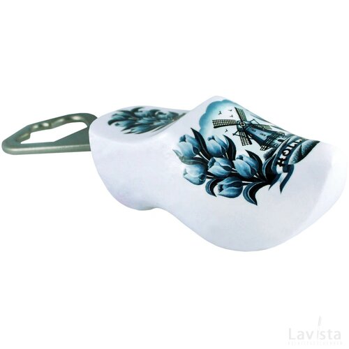 Bottle opener 8,5 cm, delft blue tulip