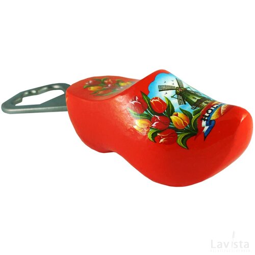 Bottle opener 8,5 cm, orange tulip