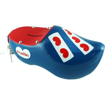 Moneybox 14 cm, blue Frisian flag