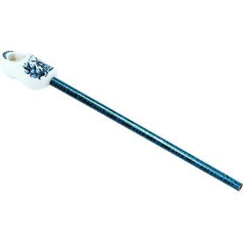 Pencil + shoe 4 cm, delft blue tulip