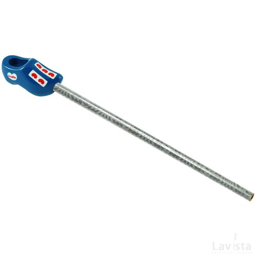 Pencil + shoe 4 cm, blue Frisian flag