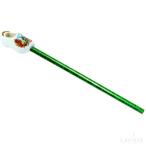Pencil + shoe 4 cm, white tulip