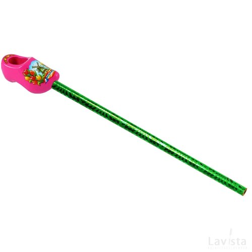 Pencil + shoe 4 cm, pink tulip