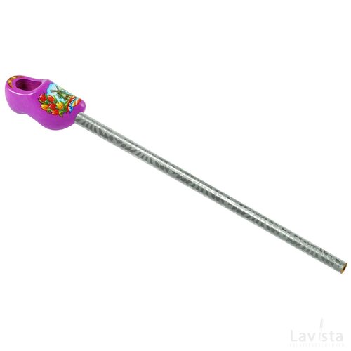 Pencil + shoe 4 cm, purple tulip