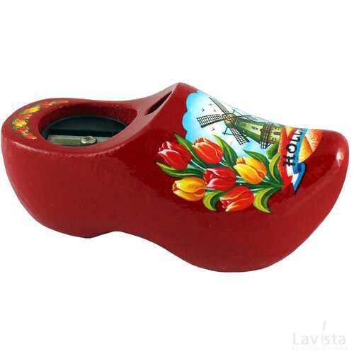 Pencil sharpener 8,5 cm, red tulip