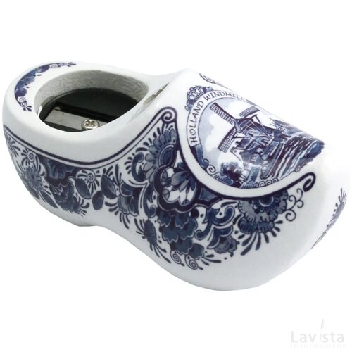 Pencil sharpener 8 cm, delft blue mill 4