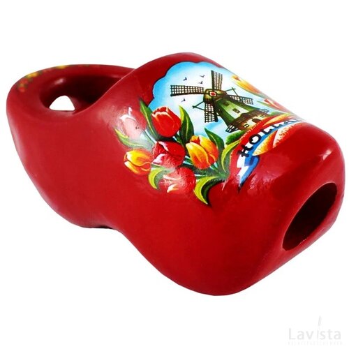 Kerchief shoe 8 cm, red tulip
