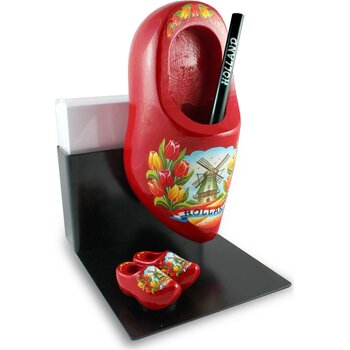 Penholder shoe 14,5 cm, red tulip