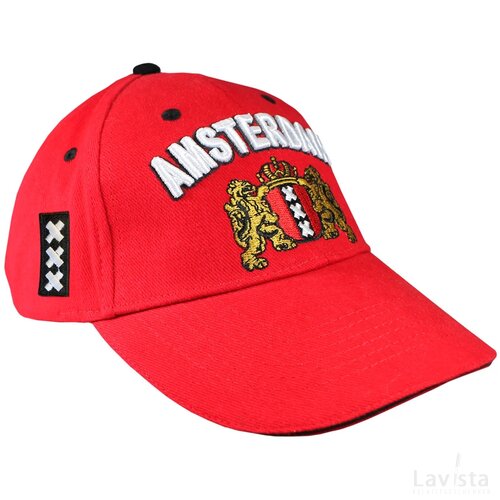 Cap Amsterdam red