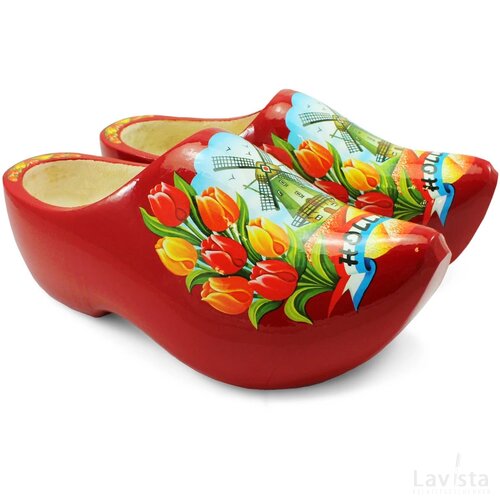 Draagklomp Pointed Tulip Red maat 22-23