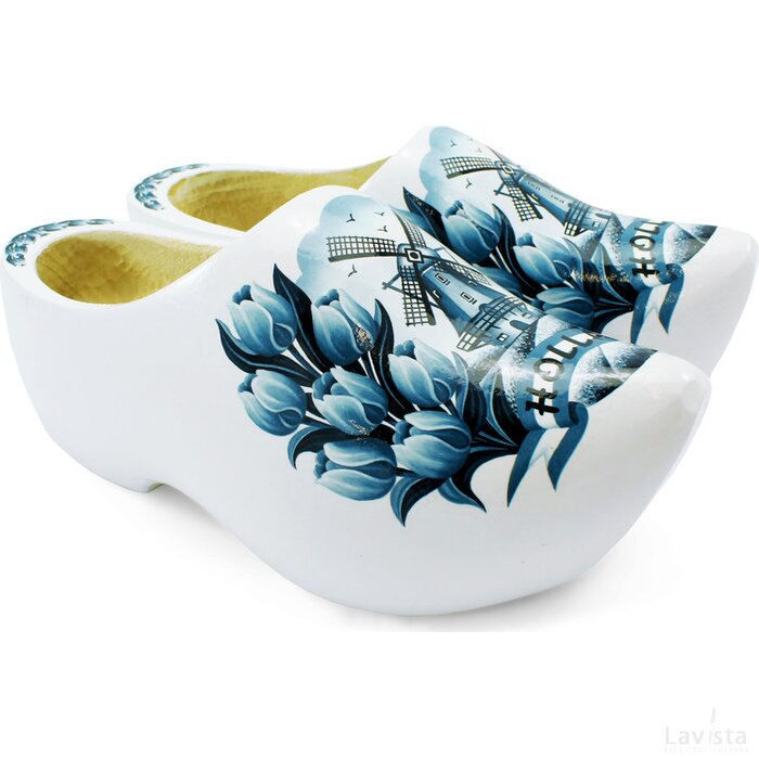 Draagklomp Pointed Tulip Delft Blue maat 20-21