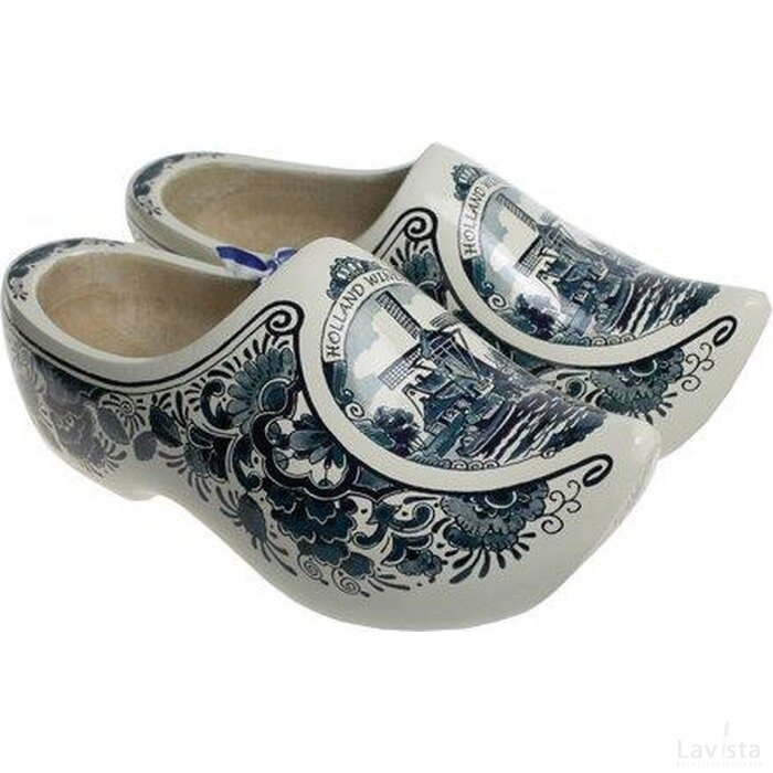 Draagklomp Pointed Mill 4 Delft Blue maat 37-38