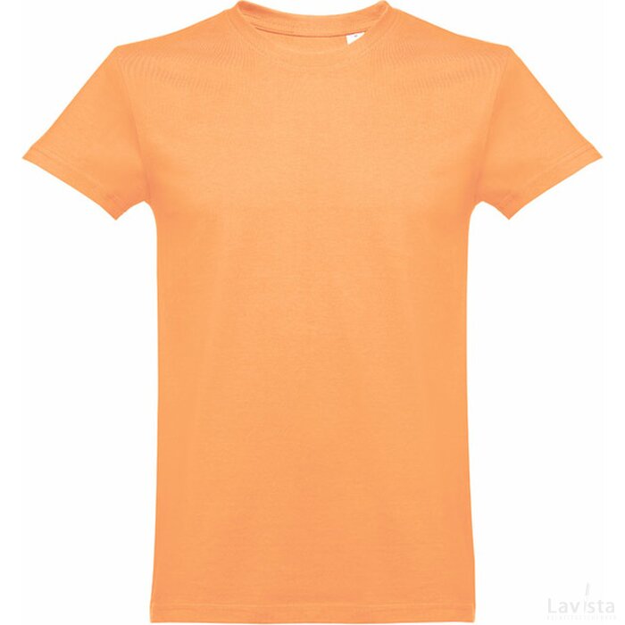 Thc Ankara T-Shirt Voor Mannen Oranje