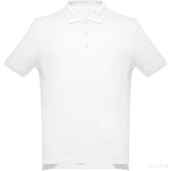Thc Adam Wh Polo T-Shirt Voor Mannen Wit